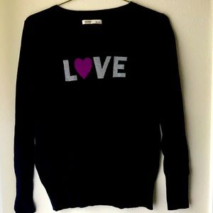 LOVE Old Navy Black Sweater Size M